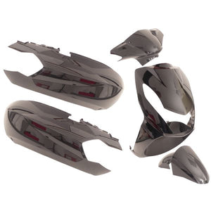 Edge plaatset peugeot kisbee 2t 4t 6-delig - zwart