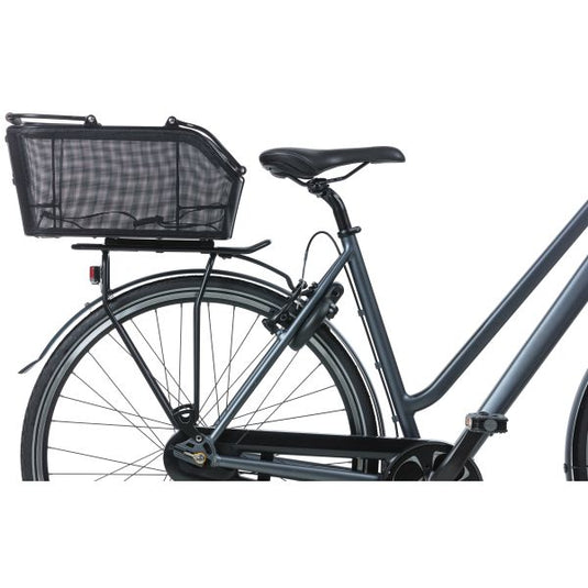 Basil Cento Tech Fiber Nordlicht MIK - fietsmand - achterop - solid zwart