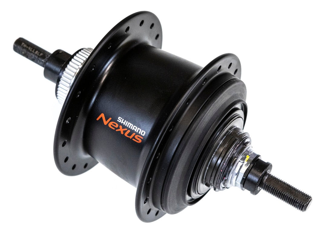 Shimano achternaaf c3001 nexus 7 (disc centerlock) 36 gaats zwart