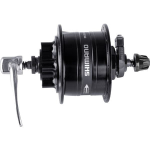 Shimano dynamonaaf 32 gaats hd-3d32 3 watt - voor 6-bouts remschijf - snelspanner - zwart