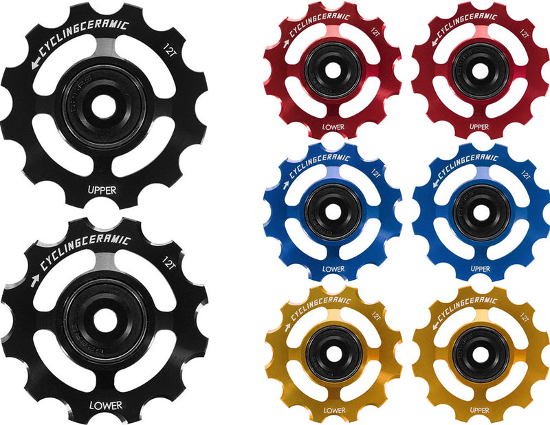 Load image into Gallery viewer, Cyclingceramic 12t derailleur pulleys for sram axs campagnolo
