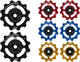 Cyclingceramic 12t derailleur pulleys for sram axs campagnolo