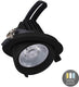 Enzo cct led downlighter zwart 30w banaan model 45gr. tri-white - led2385