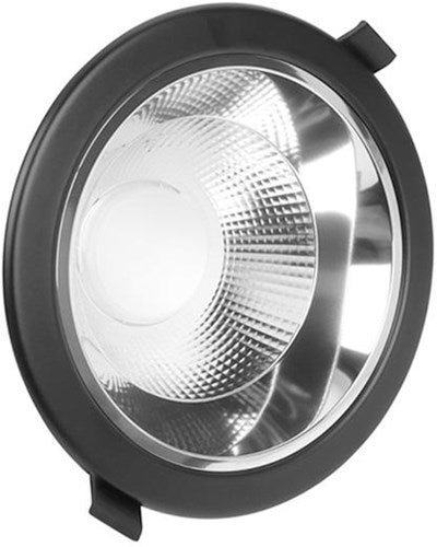 Afbeelding laden in galerijviewer, Enzo cct led downlighter zwart reflector 12w tri-white dimbaar - led2507
