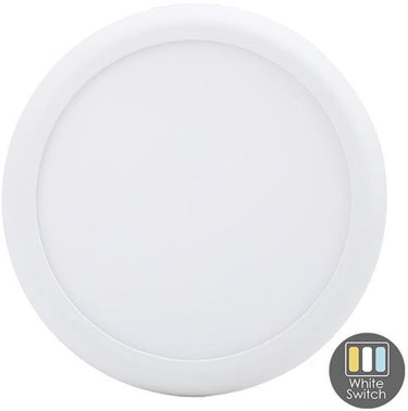 Enzo cct led panel downlighter wit 18-25w tri-white ip44 - led2542
