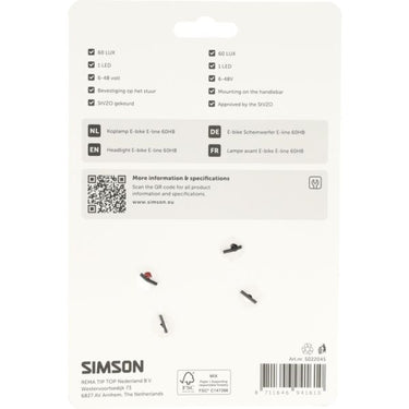 Simson koplamp aurora e-line 60hb