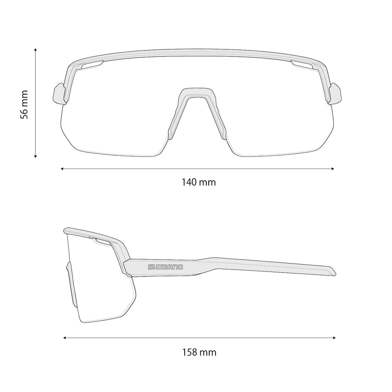 Load image into Gallery viewer, Shimano technium l road matte white - sports glasses
