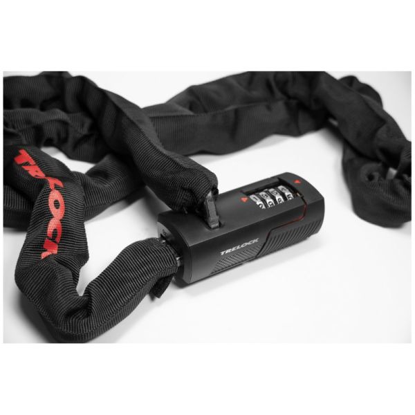 Load image into Gallery viewer, Trelock kettingslot bc 480 code 110 cm - zwart
