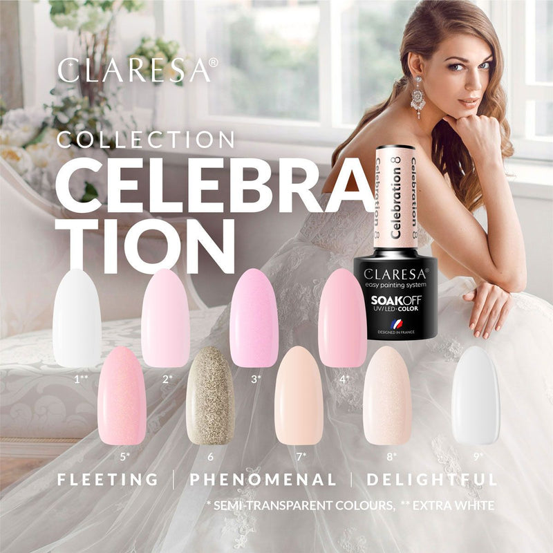 ギャラリービューアに画像をロードする, Claresa uv led gellak 5ml celebration 9
