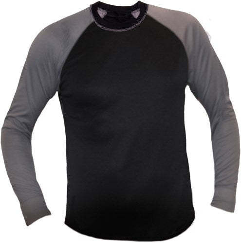Cerva crv don thermoshirt 03090025 | kleur zwart lichtgrijs | maat l - 00.200.190.03