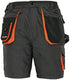 Cerva crv emerton korte werkbroek 03100003 | kleur zwart oranje | maat 58 - 00.200.001.58