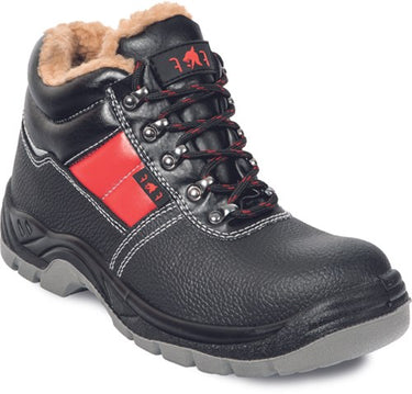 Cerva jena sc-03-012 s3 mid werkschoen gevoerd | kleur zwart rood | maat 47 - 8591806234949