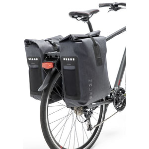 New Looxs fietstas dubbel Varo waterdicht grijs