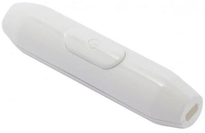 Enzo chacon snoerschakelaar rond design wit 2a - 7401100
