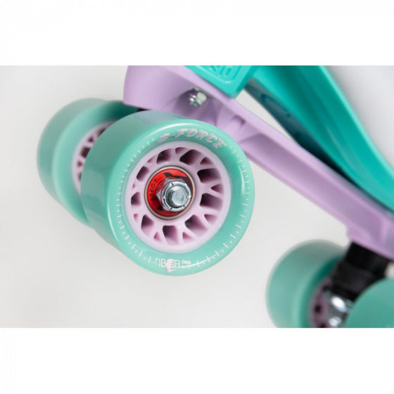 Load image into Gallery viewer, Chaya Rolschaatsen Melrose White Teal polyurethaan wit maat 40
