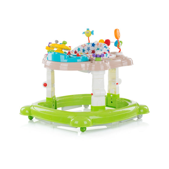 Load image into Gallery viewer, Chipolino Joya Lux 4-in-1 Loopstoel 360° Draaibaar Opvouwbaar Groen

