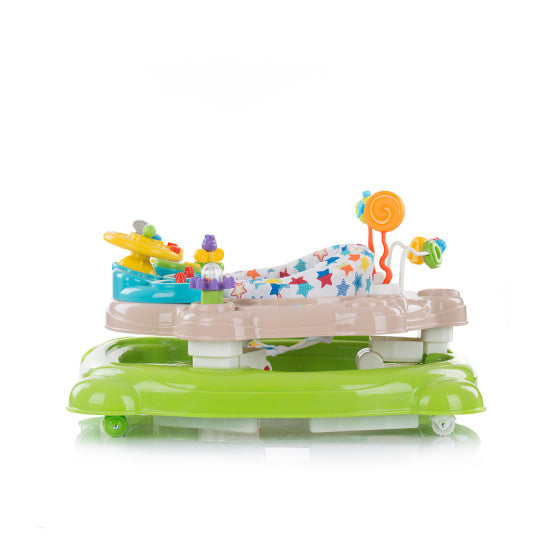 Load image into Gallery viewer, Chipolino Joya Lux 4-in-1 Loopstoel 360° Draaibaar Opvouwbaar Groen
