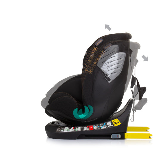 Load image into Gallery viewer, Chipolino autostoel i-size 40-150 cm isofix 360° obsidian zwart
