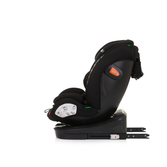 Chipolino autostoel i-size 40-150 cm isofix 360° obsidian zwart