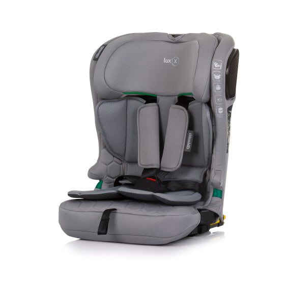 Load image into Gallery viewer, Chipolino lux x autostoel i-size 76-150 cm isofix granite grijs
