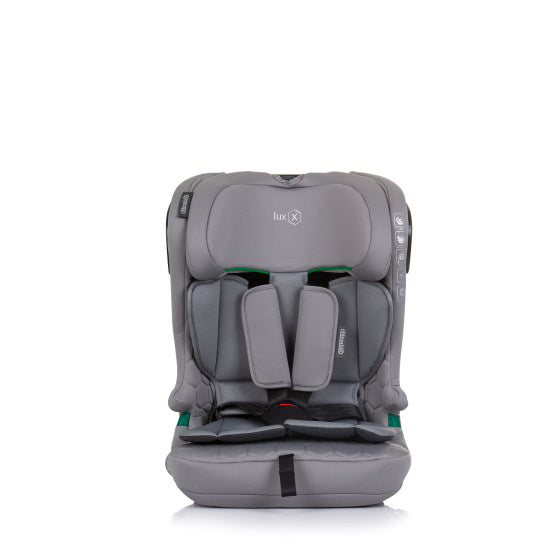 Load image into Gallery viewer, Chipolino lux x autostoel i-size 76-150 cm isofix granite grijs

