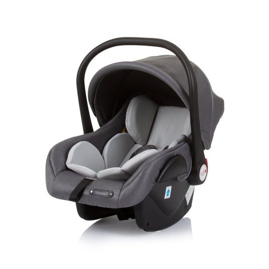 Chipolino Havana Autostoel met Adapters 40-85 cm Groep 0+ Silver Grijs