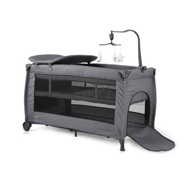 Chipolino Bella Opvouwbaar Campingbedje met Aankleedkussen Granite