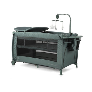 Chipolino bella opvouwbaar campingbedje met aankleedkussen pastel groen