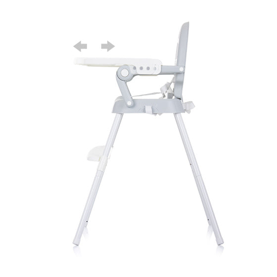 Load image into Gallery viewer, Chipolino Bonbon 3-in-1 Inklapbare Kinderstoel met Eetblad Glacier
