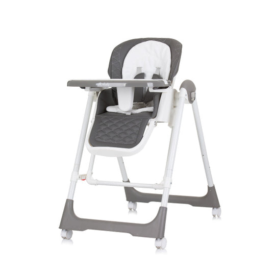 Chipolino milk shake 2-in-1 kinderstoel schommelstoel granite grijs wit