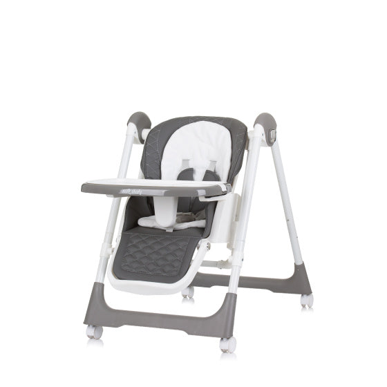 Load image into Gallery viewer, Chipolino milk shake 2-in-1 kinderstoel schommelstoel granite grijs wit
