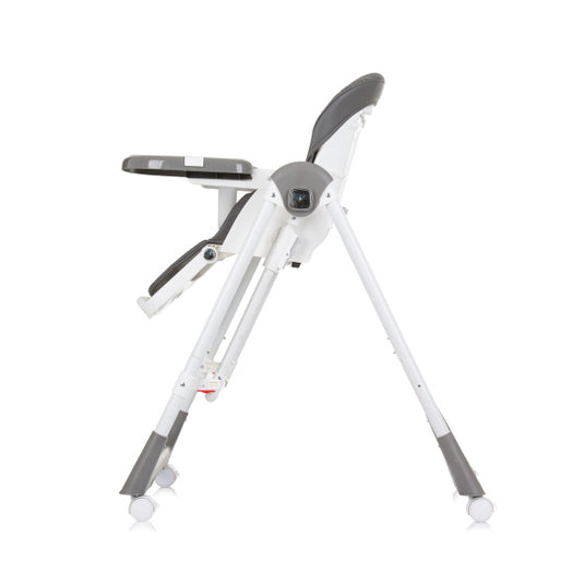 Chipolino milk shake 2-in-1 kinderstoel schommelstoel granite grijs wit