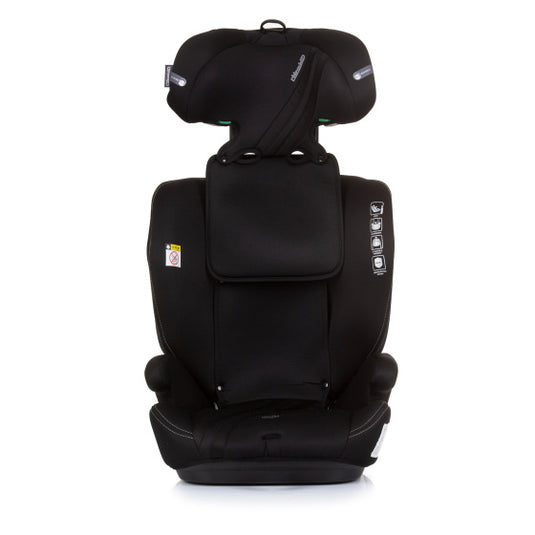 Chipolino icon autostoel i-size 76 -150 cm groep 1, 2 én 3 obsidian zwart