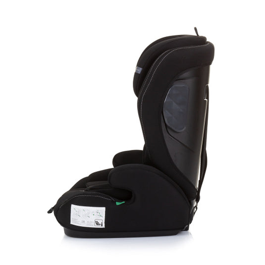 Chipolino icon autostoel i-size 76 -150 cm groep 1, 2 én 3 obsidian zwart