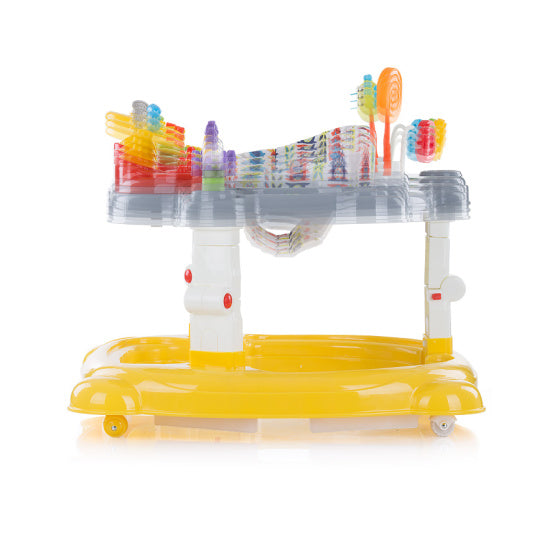 Load image into Gallery viewer, Chipolino joya lux 4-in-1 loopstoel 360° draaibaar opvouwbaar geel
