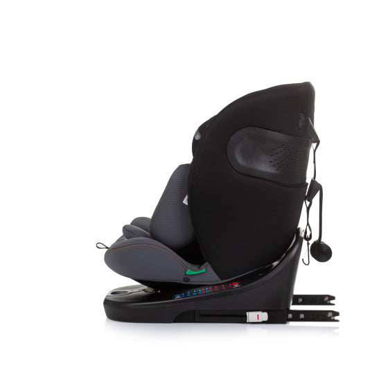 Load image into Gallery viewer, Chipolino autostoel i-size 40-150 cm isofix 360° obsidian zwart grijs
