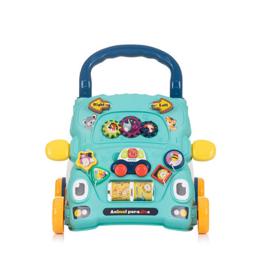 Chipolino funny animals loopwagen met speelauto muziek blauw