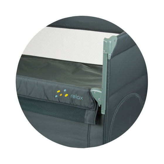 Load image into Gallery viewer, Chipolino opvouwbaar campingbedje met opklapbare zijkant roze
