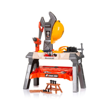 Chipolino werkbank met gereedschap speelset met licht 63-delig