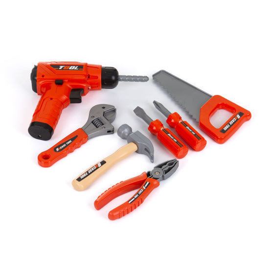 Load image into Gallery viewer, Chipolino werkbank met gereedschap speelset met licht 63-delig
