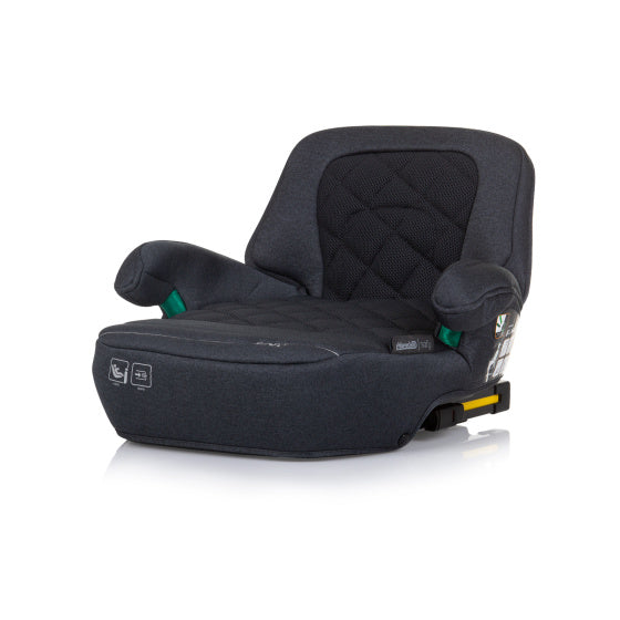 Load image into Gallery viewer, Chipolino safy zitverhoger i-size 125-150 cm isofix granite antraciet
