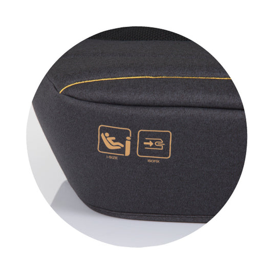 Chipolino safy zitverhoger i-size 125-150 cm isofix macadamia bruin