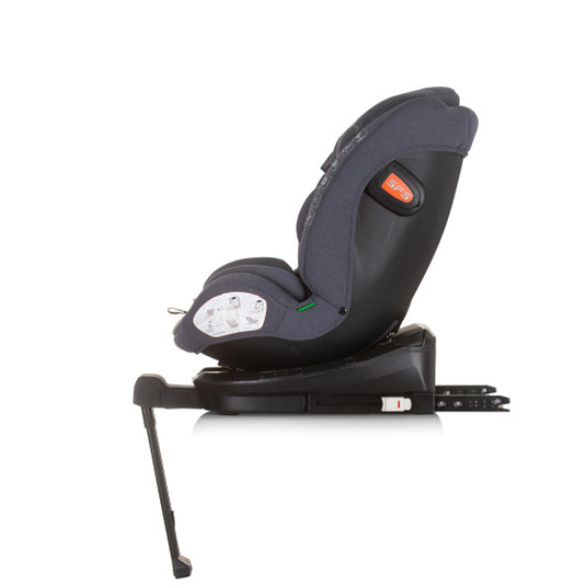 Chipolino tourino autostoel i-size 40-150 cm isofix 360° granite donkergrijs