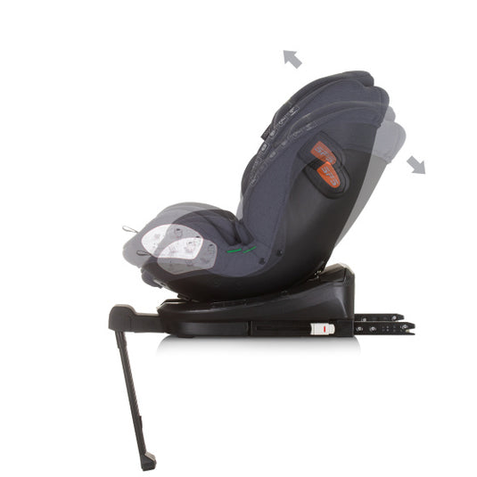 Chipolino tourino autostoel i-size 40-150 cm isofix 360° granite donkergrijs