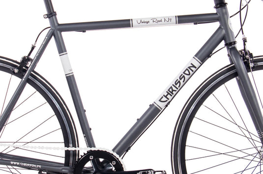 Chrisson vintage road 28 inch 52 cm heren 7v donkergrijs