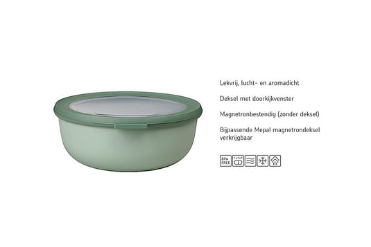 Mepal multikom cirqula 2000ml nordic sage