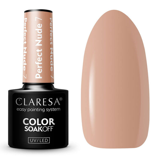 Claresa uv led gellak 5ml perfect nude 7