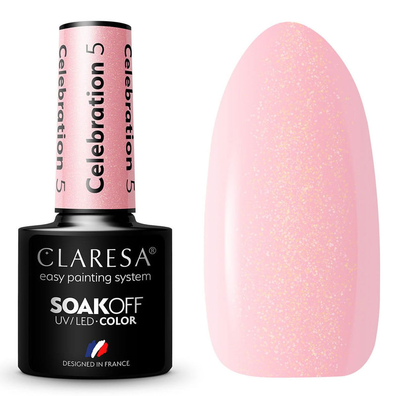 Chargez l'image dans la visionneuse de la galerie, Claresa uv led gellak 5ml celebration 5

