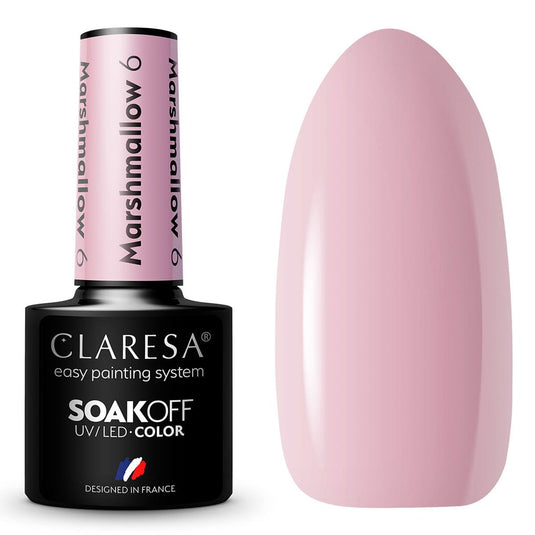 Claresa uv led gellak 5ml marsh mallow 6
