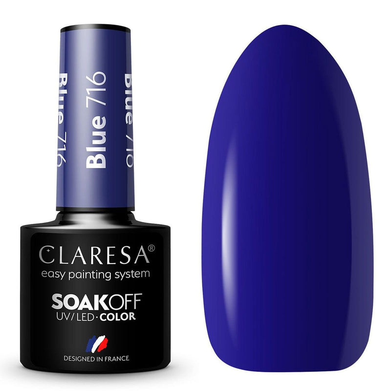 Load image into Gallery viewer, Claresa uv led gellak 5ml blue 716 full berries
